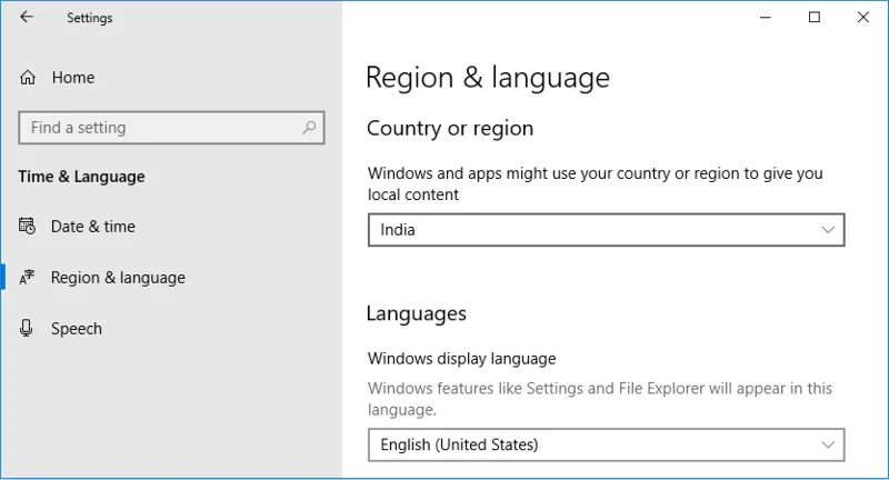 كيفية تغيير البلد أو المنطقة في Windows 10