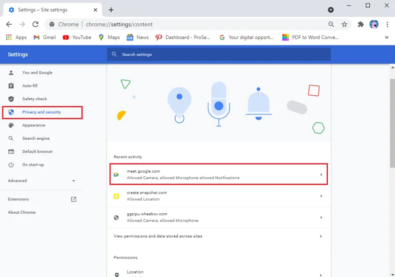 如何修復在 Google Meet 中找不到相機