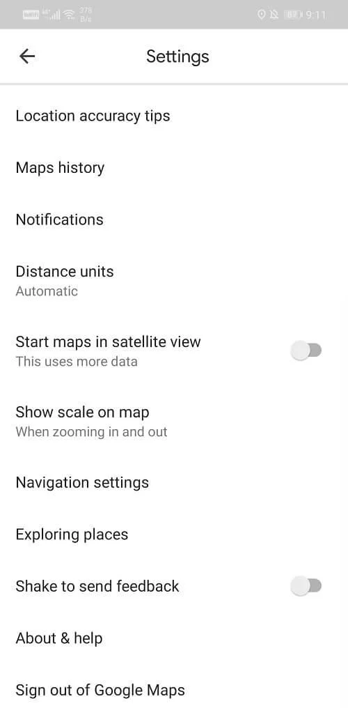 Androidで話していないGoogleマップを修正