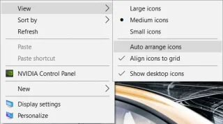 Automatisch schikken in mappen uitschakelen in Windows 10