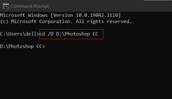 如何在 Windows 10 上的 CMD 中更改目錄
