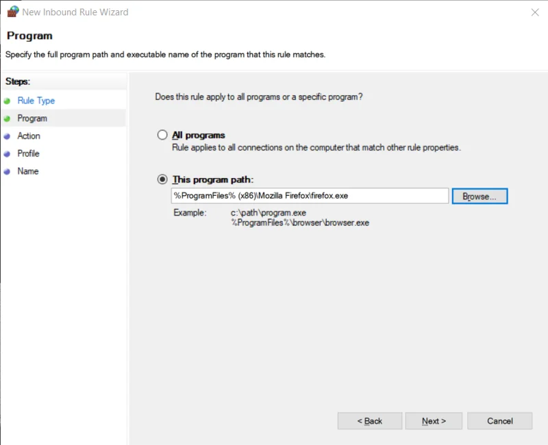 如何在 Windows Defender 防火牆中阻止或取消阻止程序 如何在 Windows Defender 防火牆中阻止或取消阻止程序