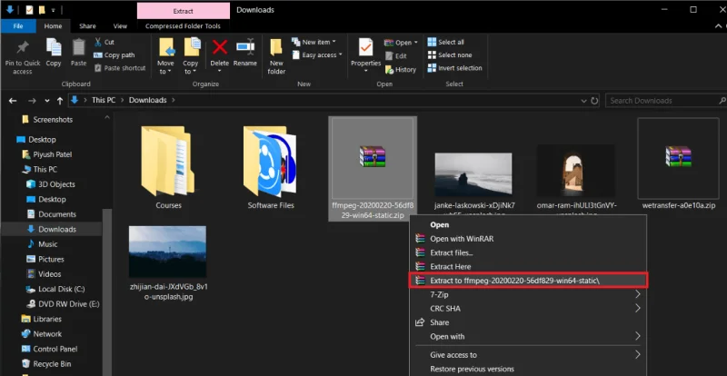Stapsgewijze handleiding om FFmpeg te installeren op Windows 10