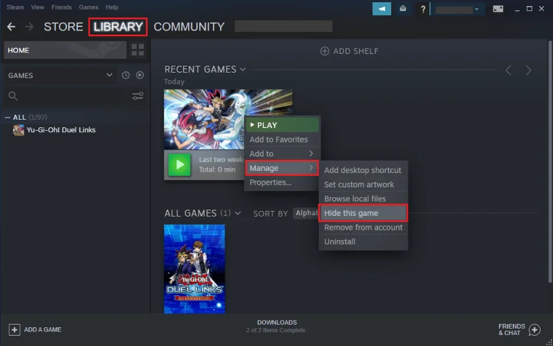 如何在 Steam 上查看隱藏遊戲