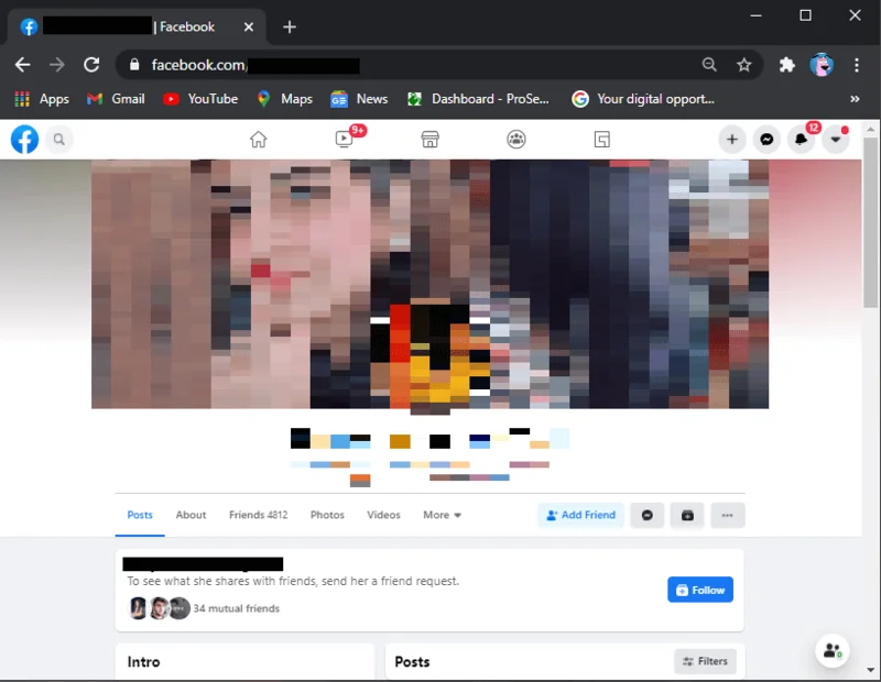 Cómo ver fotos ocultas en Facebook