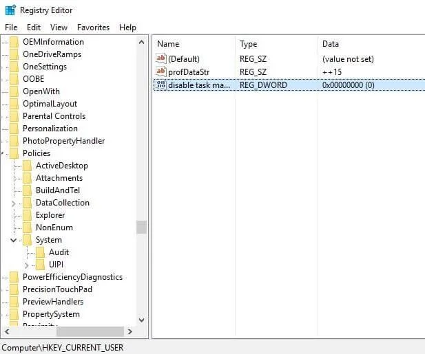 Fix Ctrl + Alt + Del werkt niet op Windows 10