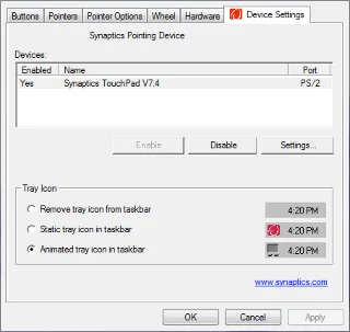 Windows10でピンチズーム機能を無効にする