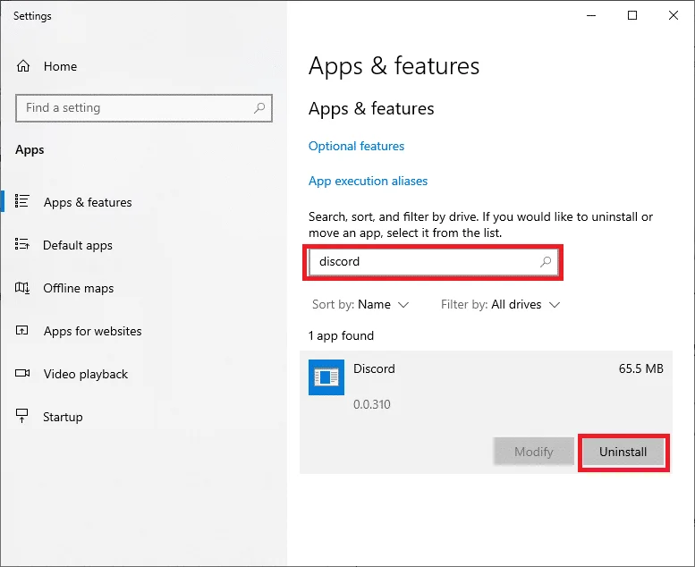 如何在 Windows 10 上完全卸載 Discord