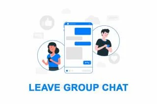Een groepschat verlaten in Facebook Messenger