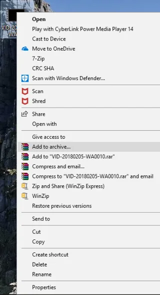 7-Zip vs WinZip vs WinRAR（最高のファイル圧縮ツール）