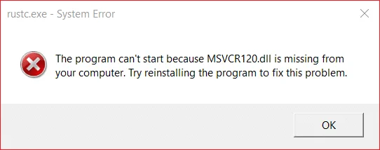 Fix MSVCR120.dll ontbreekt in Windows 10 [OPGELOST]