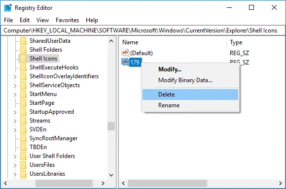 Verwijder het blauwe pijlpictogram op gecomprimeerde bestanden en mappen in Windows 10