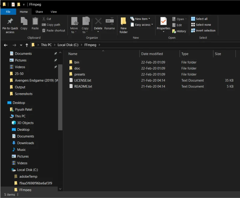 Stapsgewijze handleiding om FFmpeg te installeren op Windows 10