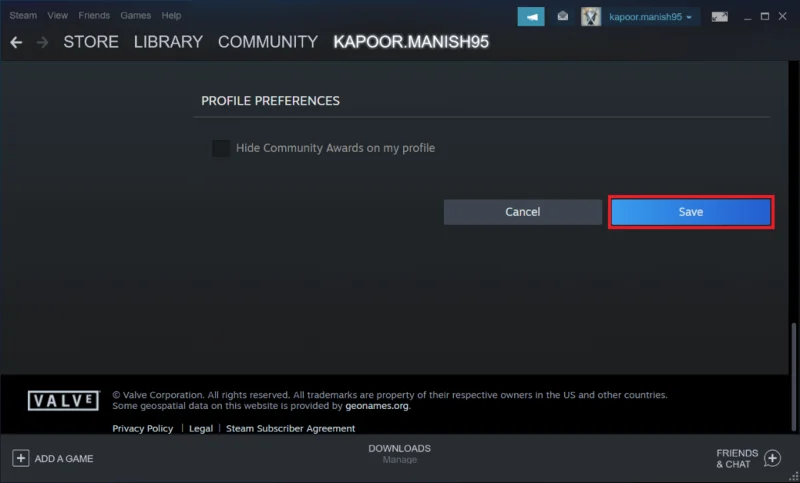 如何更改 Steam 帳戶名稱