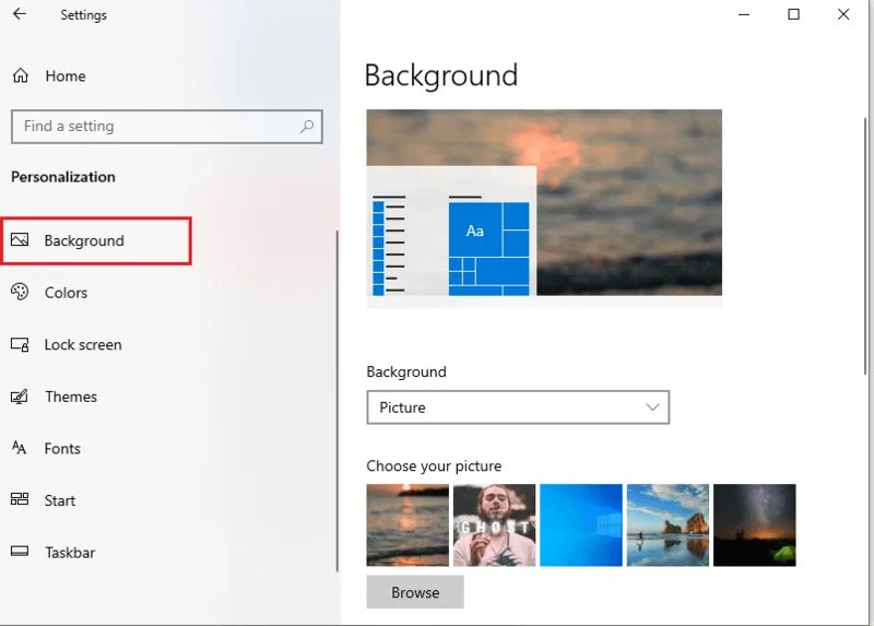 Perbaiki Latar Belakang Desktop Hitam Di Windows 10