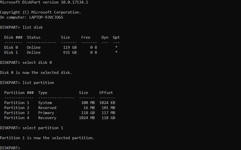 Fix No Bootable Device Error op Windows 10