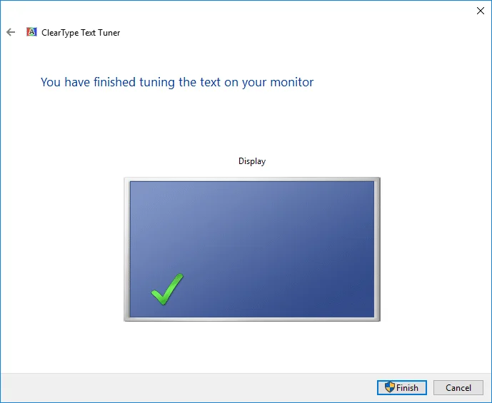 Schakel ClearType in of uit in Windows 10