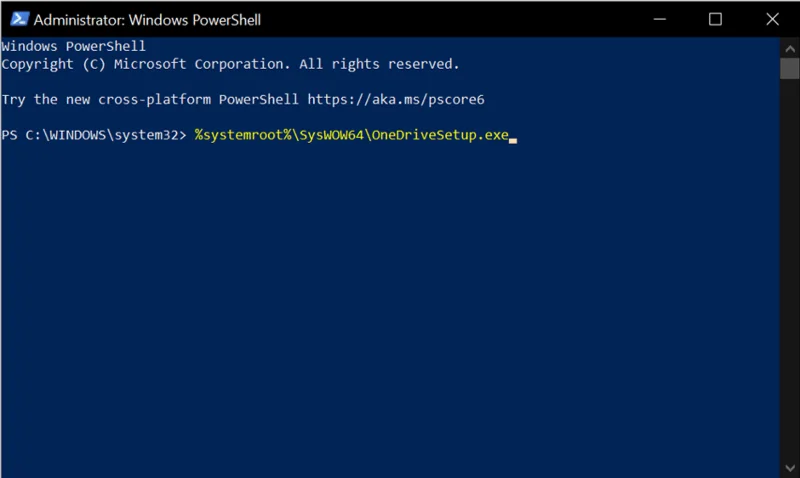 Cara Memasang atau Nyahpasang OneDrive dalam Windows 10