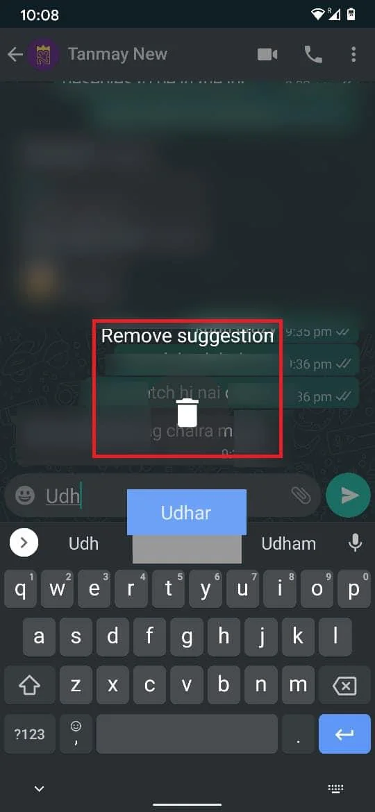 如何從 Android 上的鍵盤中刪除學習過的單詞 如何從 Android 上的鍵盤中刪除學習過的單詞
