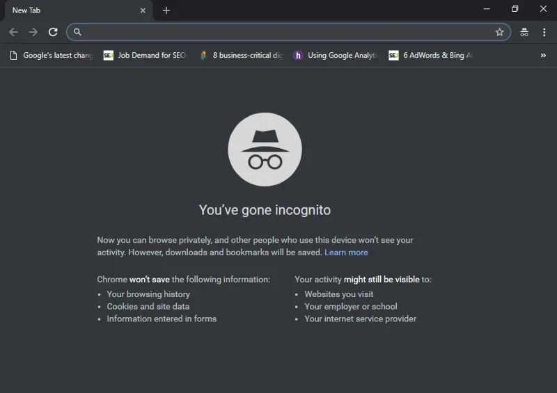 Come avviare la navigazione privata nel tuo browser preferito