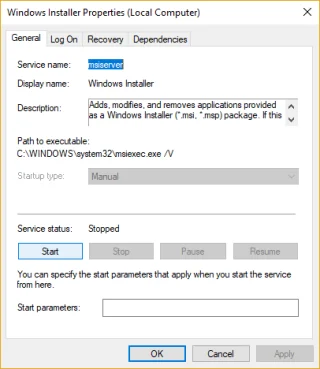 De Windows Installer-service kon niet worden geopend [OPGELOST]