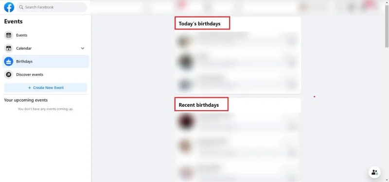 Facebookアプリで誕生日を見つける方法は？