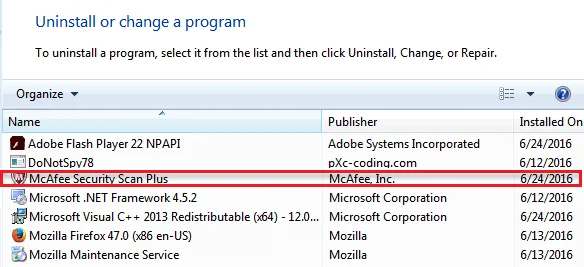 Windows10からマカフィーを完全にアンインストールする方法