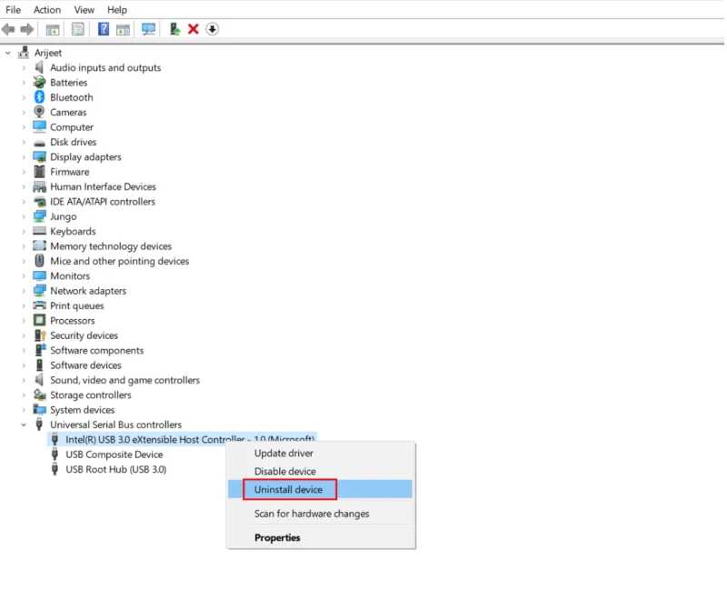 Fix Onbekend USB-apparaat in Windows 10