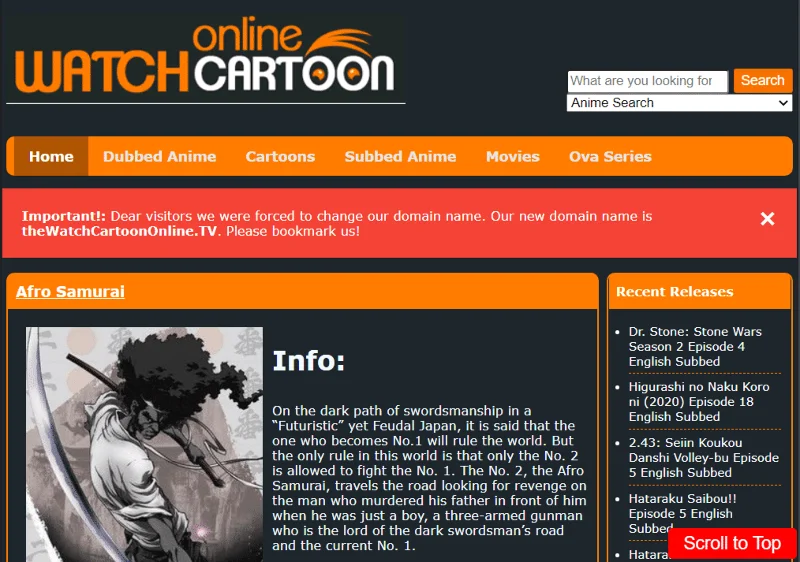 13 Laman Web Terbaik untuk Menonton Kartun Dalam Talian