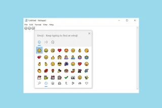 Emojis gebruiken op Windows 10