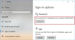 Cómo evitar que los usuarios cambien la contraseña en Windows 10