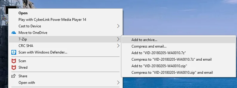 7-Zip vs WinZip vs WinRAR（最高のファイル圧縮ツール）