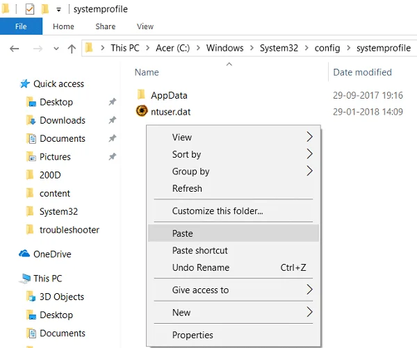 Fix Desktop verwijst naar een locatie die niet beschikbaar is
