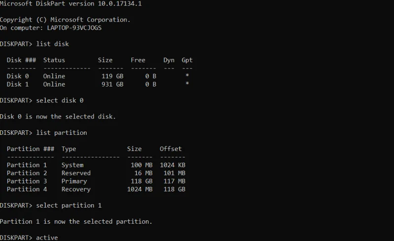 Fix No Bootable Device Error op Windows 10