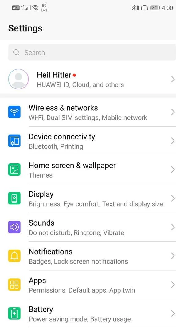 Androidの設定メニューにアクセスする方法