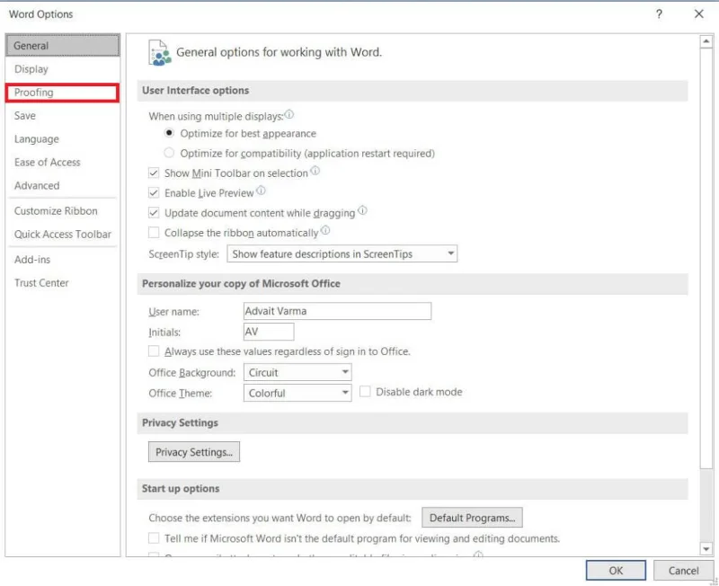 如何禁用 Microsoft Word 拼寫檢查器 如何禁用 Microsoft Word 拼寫檢查器