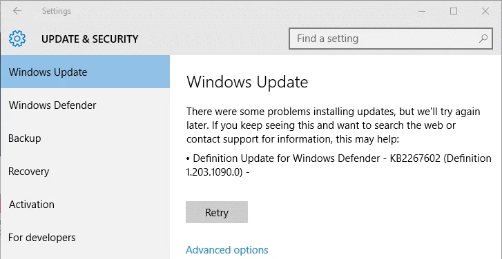 [FIXEDE] Ralat Kemas Kini Windows 0x80248007