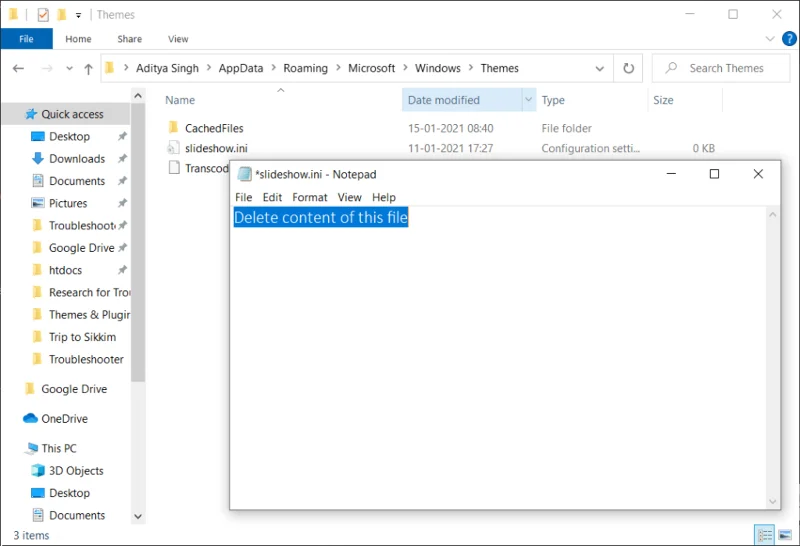 Perbaiki Latar Belakang Desktop Hitam Di Windows 10
