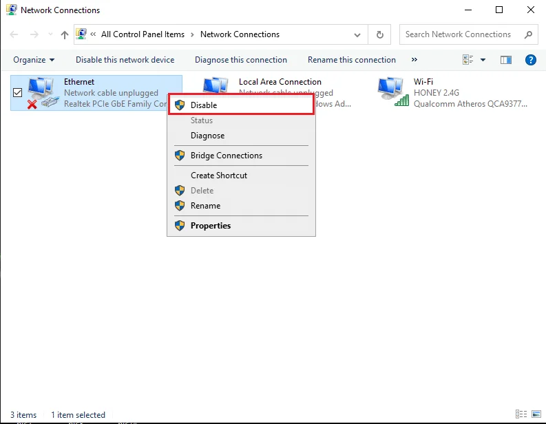 Fix Media Disconnected Error op Windows 10