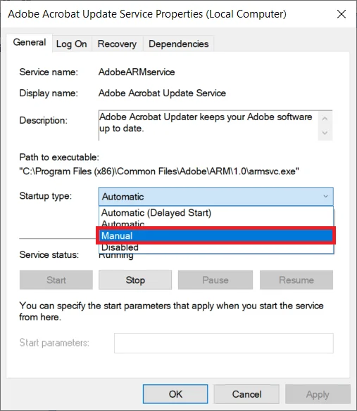 Comment désactiver Adobe AcroTray.exe au démarrage
