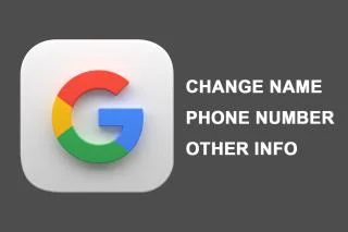 Wijzig uw naam, telefoonnummer en andere informatie in Google-account