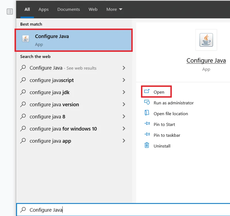 JAR-bestanden uitvoeren op Windows 10