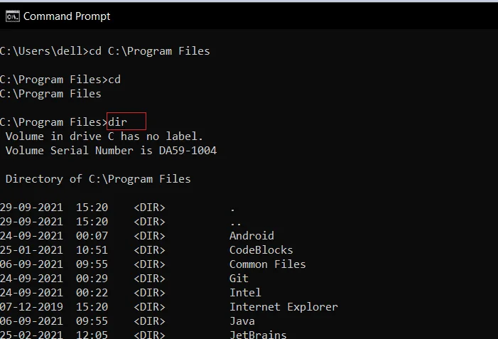 如何在 Windows 10 上的 CMD 中更改目錄
