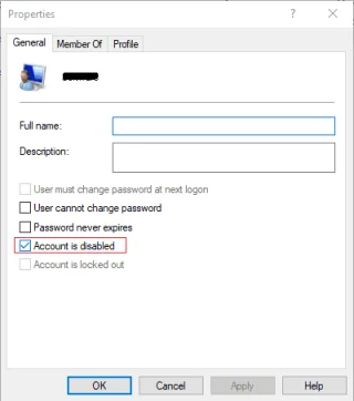 Schakel gebruikersaccounts in of uit in Windows 10