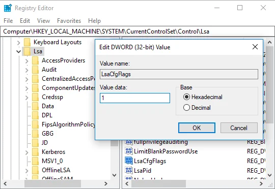 تمكين أو تعطيل حارس الاعتماد في نظام التشغيل Windows 10