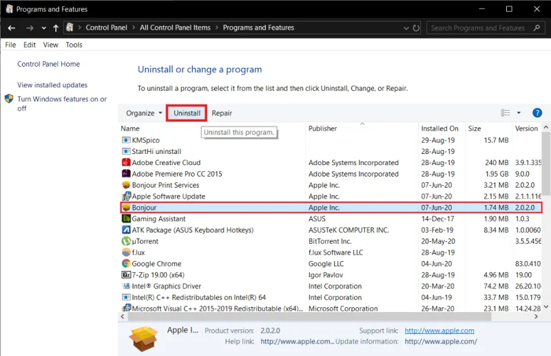 Wat is Bonjour-service op Windows 10?