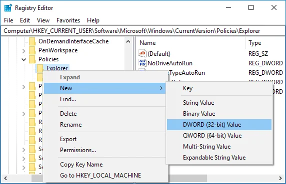 Verberg items in het Configuratiescherm in Windows 10