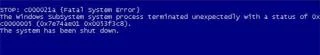Fix BSOD-fout 0xc000021a in Windows 10