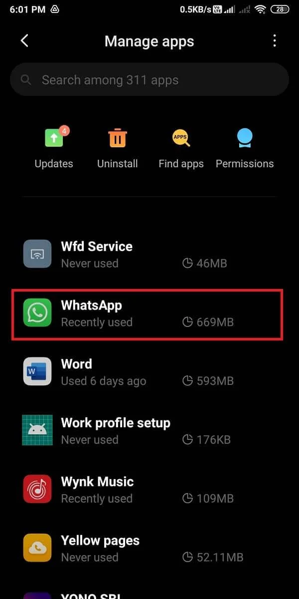 ギャラリーに表示されないWhatsapp画像を修正する方法