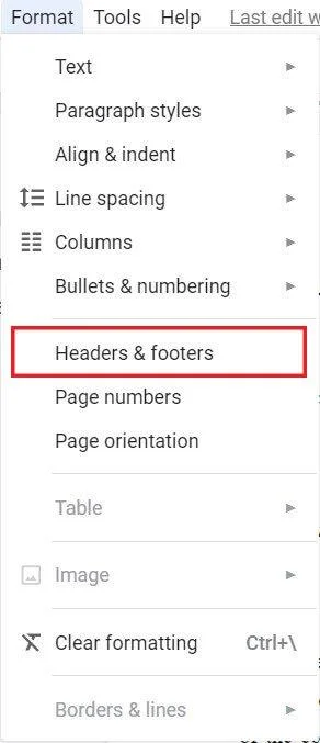Come aggiungere numeri di pagina a Google Documenti